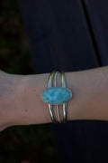 Ocean blue Larimar cuff