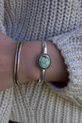 Variscite Silver Cuff