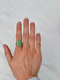 Green Turquoise Ring Size 7