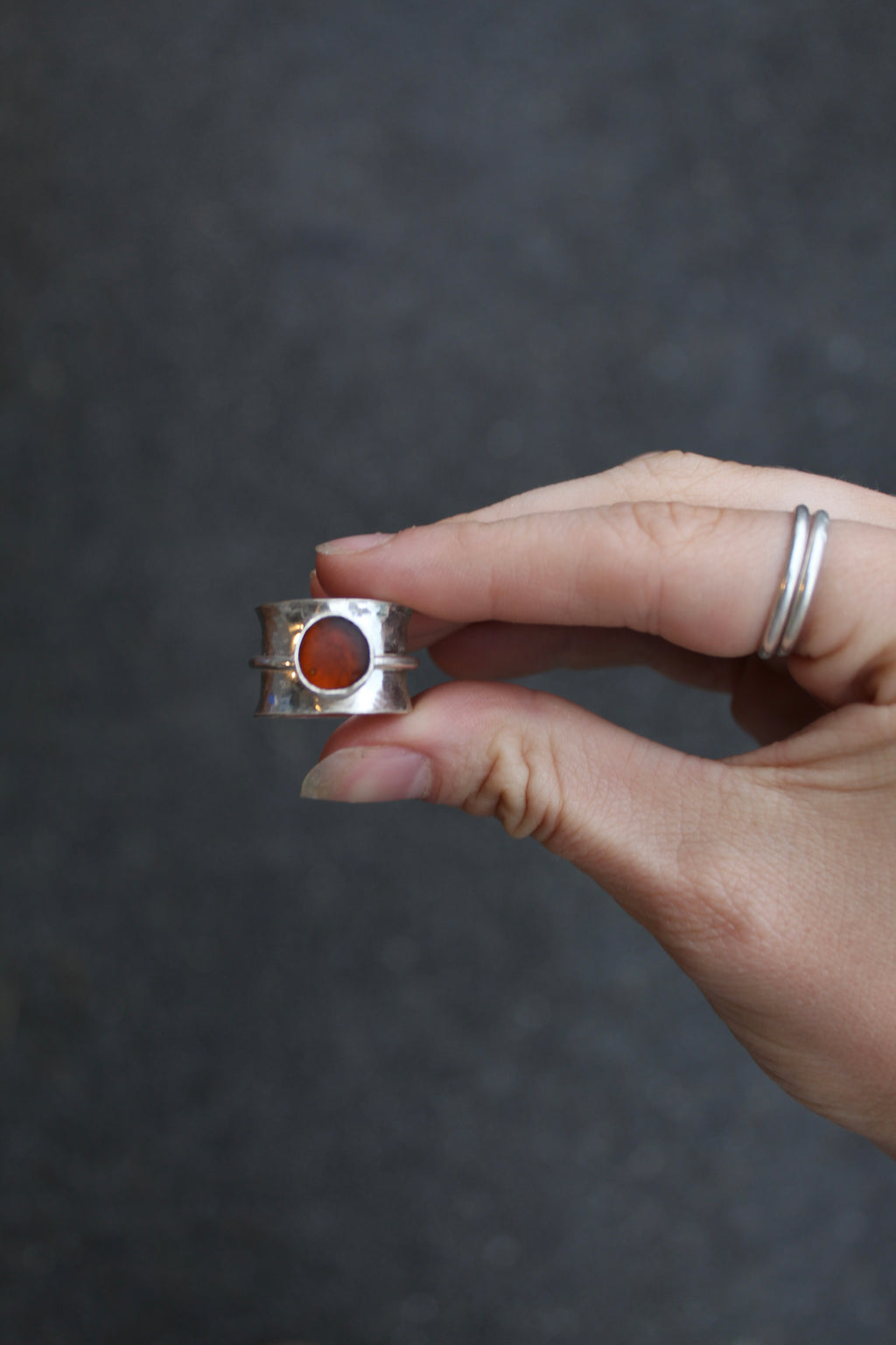 Ak Seaglass Ring Size 7