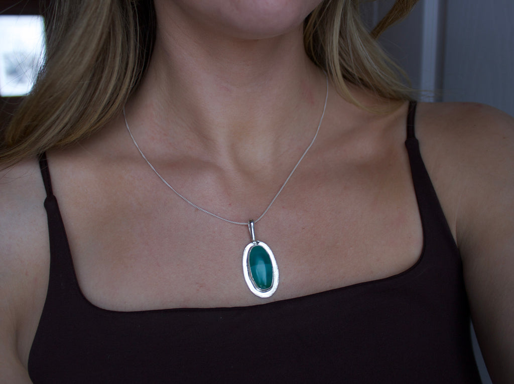 Chalcedony pendant