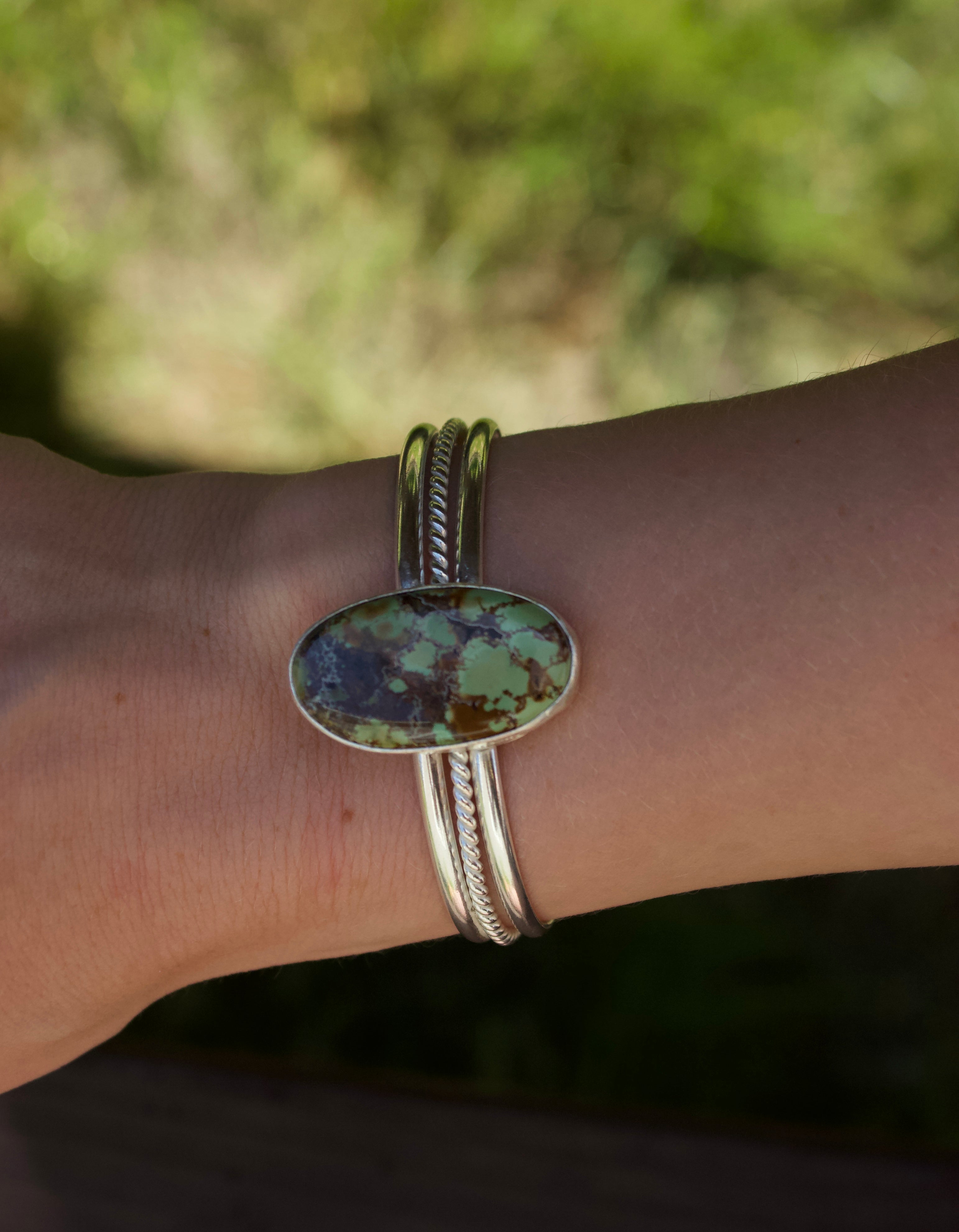 Turquoise arm cuff