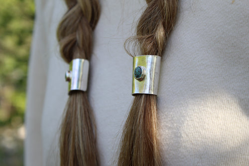 Blue Turquoise Hair Cuffs