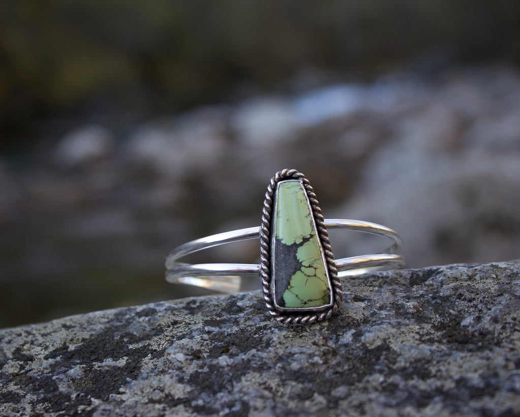 Tundra Green Turquoise Cuff