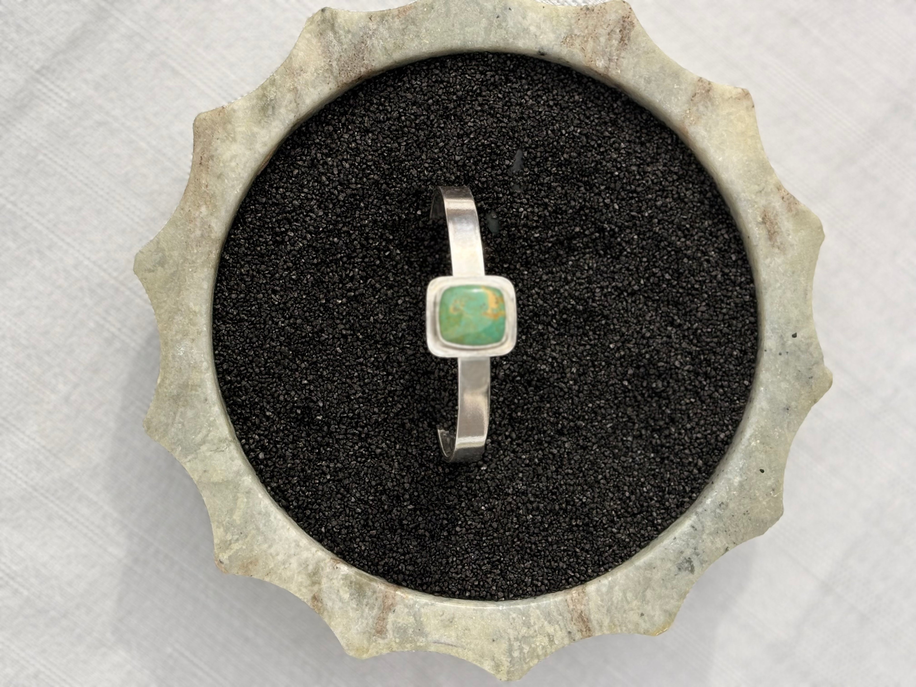 Rocky Turquoise Cuff