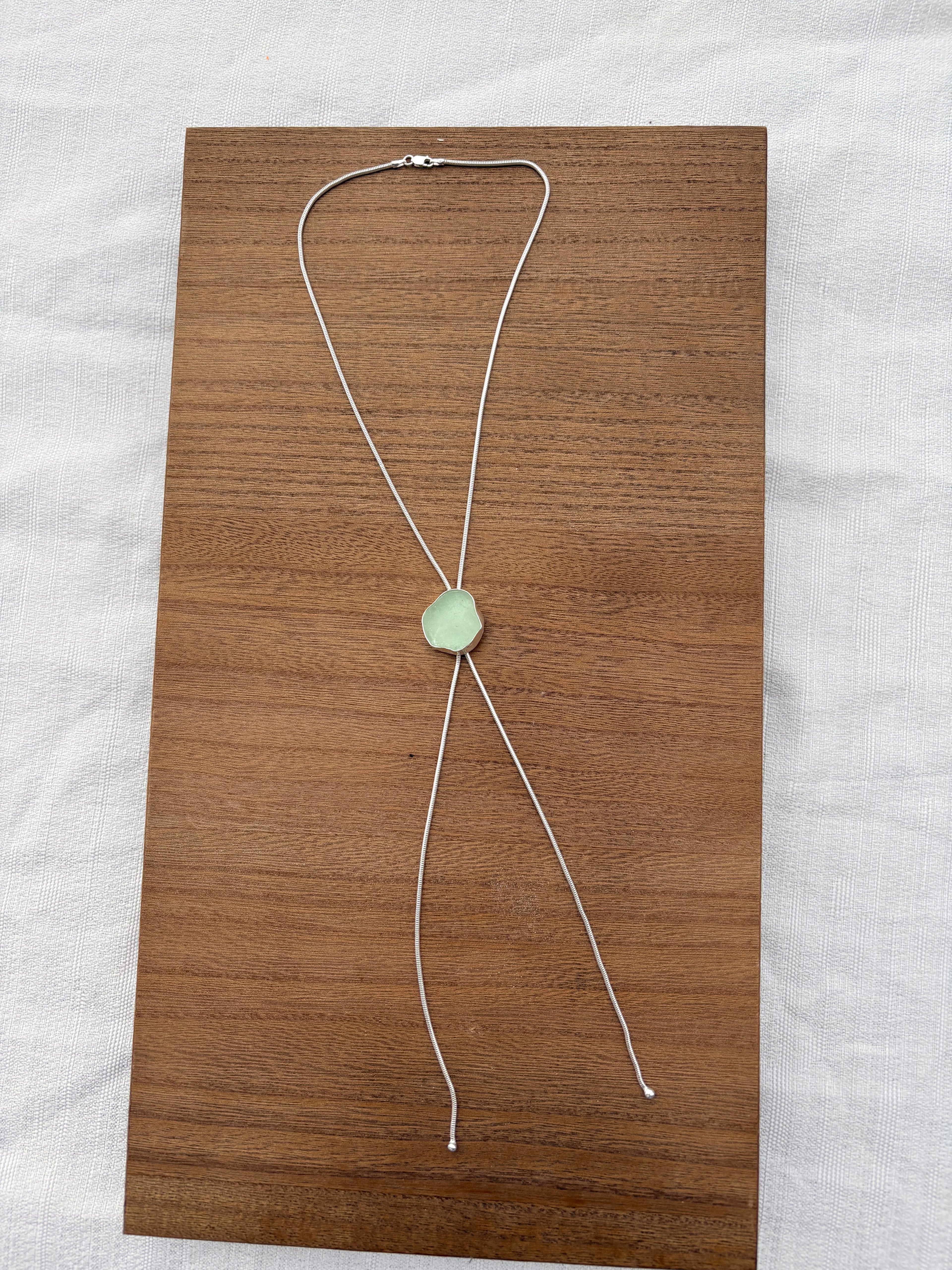 Ak Seaglass bolo tie