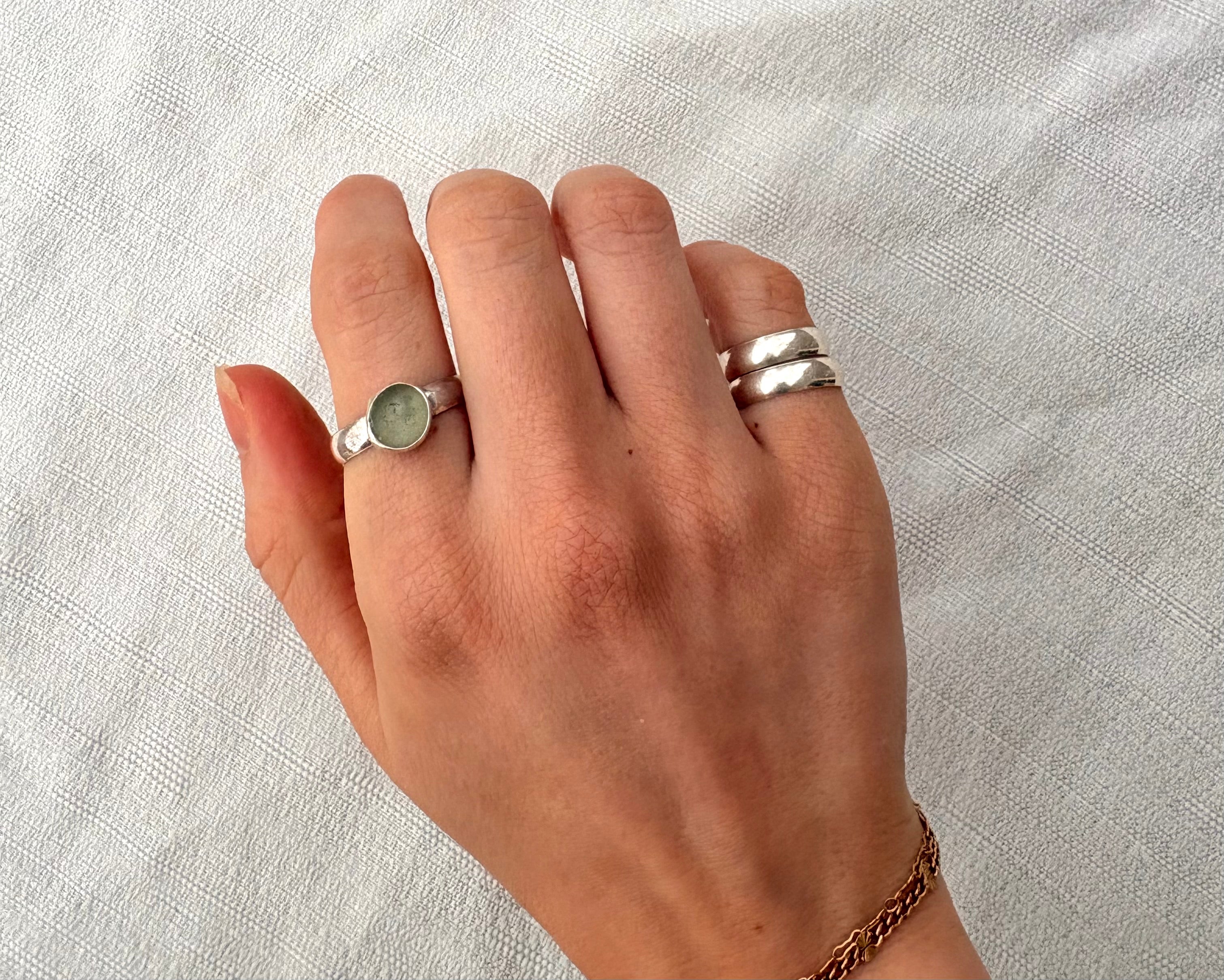 Ak Seaglass Ring Size 9