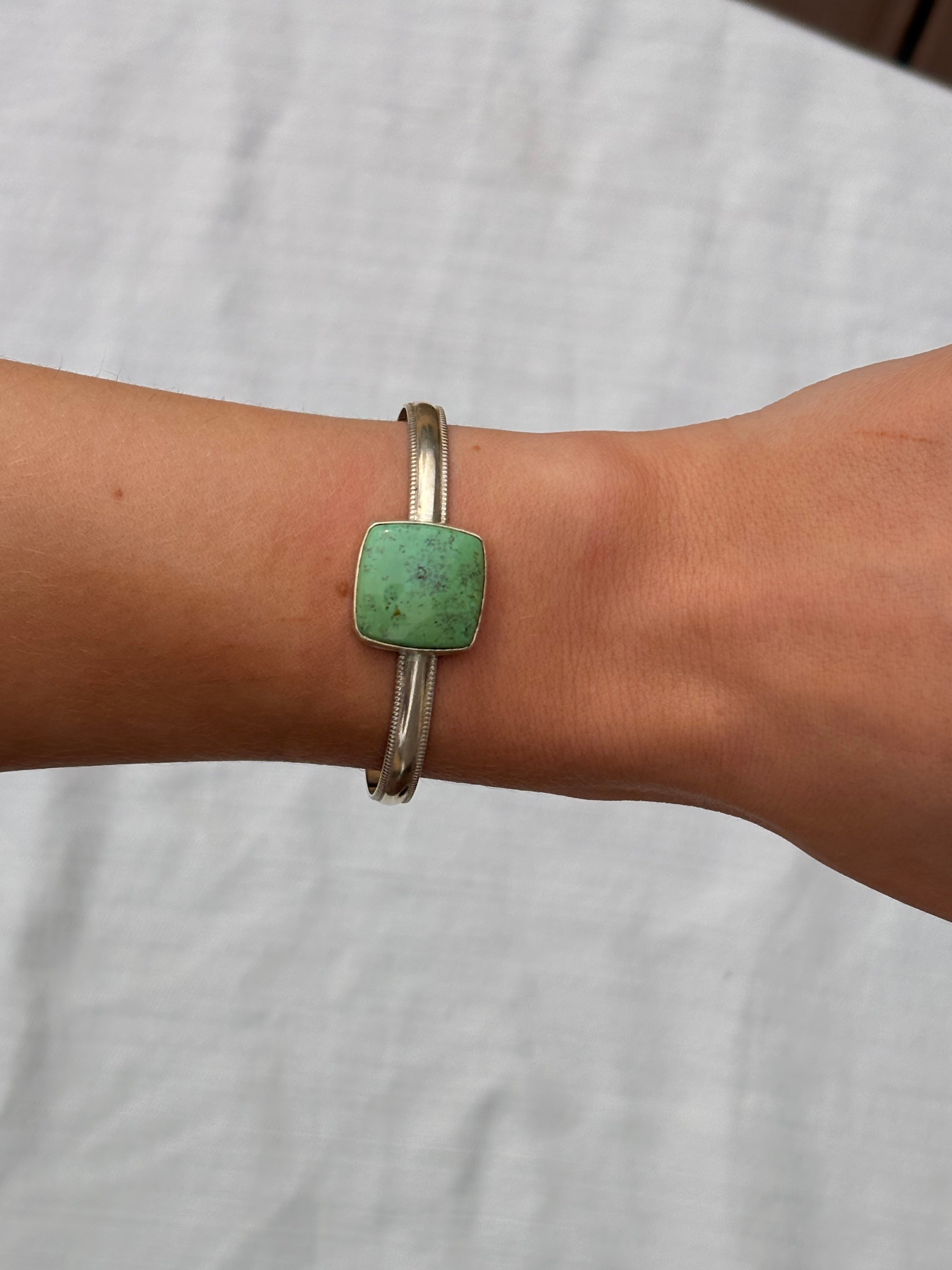 Green Turquoise Mountain Cuff