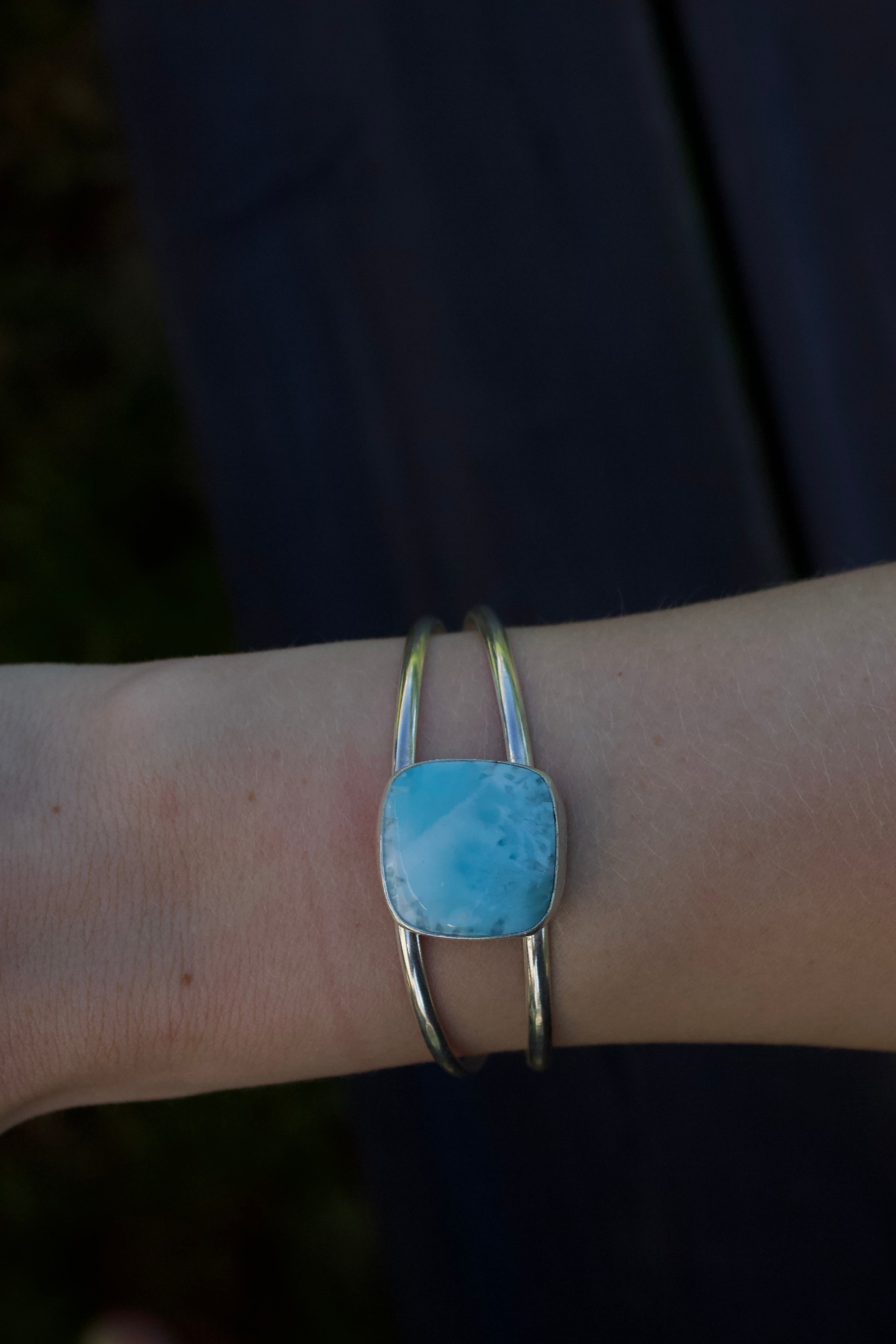Tropical Blue Larimar Cuff