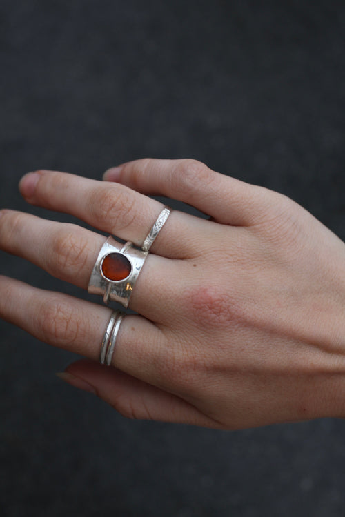Ak Seaglass Ring Size 7