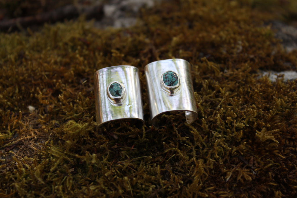 Blue Turquoise Hair Cuffs