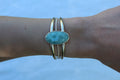 Ocean blue Larimar cuff