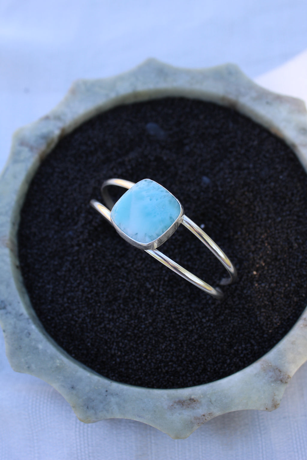 Tropical Blue Larimar Cuff