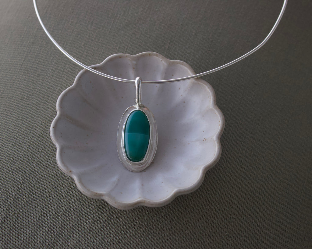 Chalcedony pendant