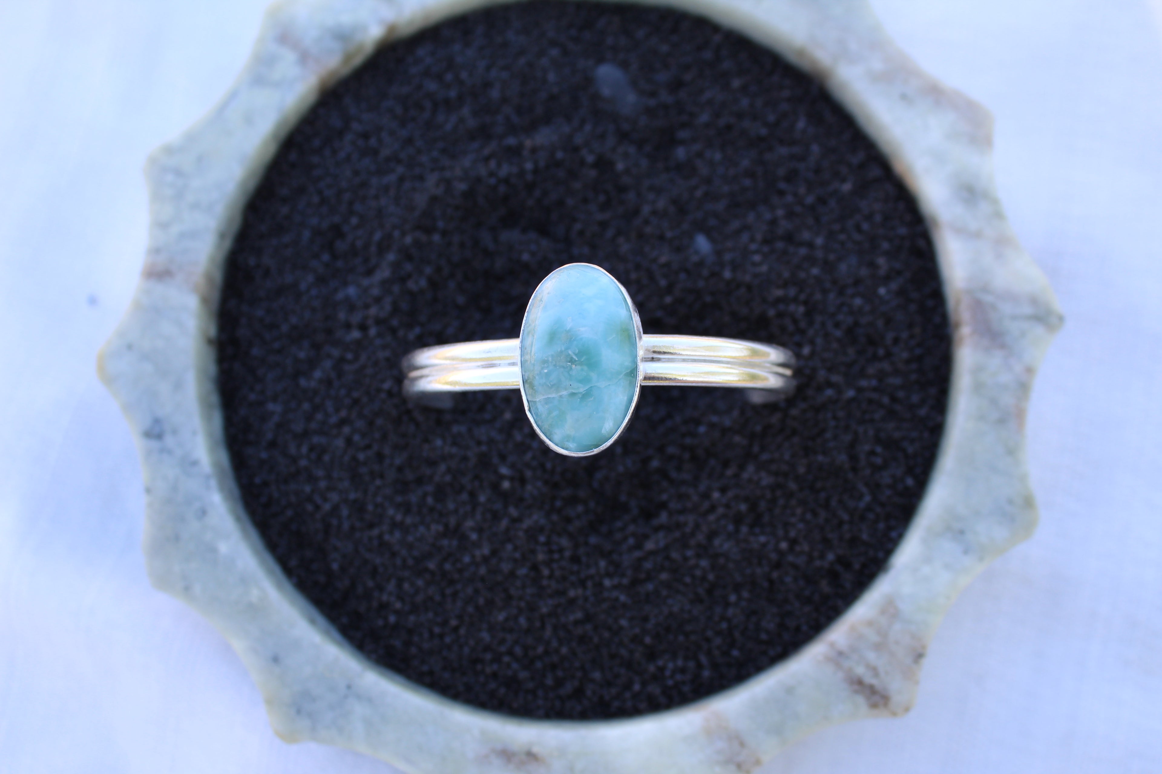 Tide Waters Larimar Cuff