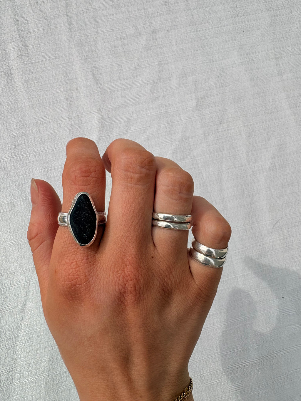 Ak Seaglass Ring Size 8