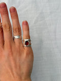 Chunky Ak Seaglass Ring Size 5.5