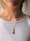 Two Toned Ak Seaglass Necklace