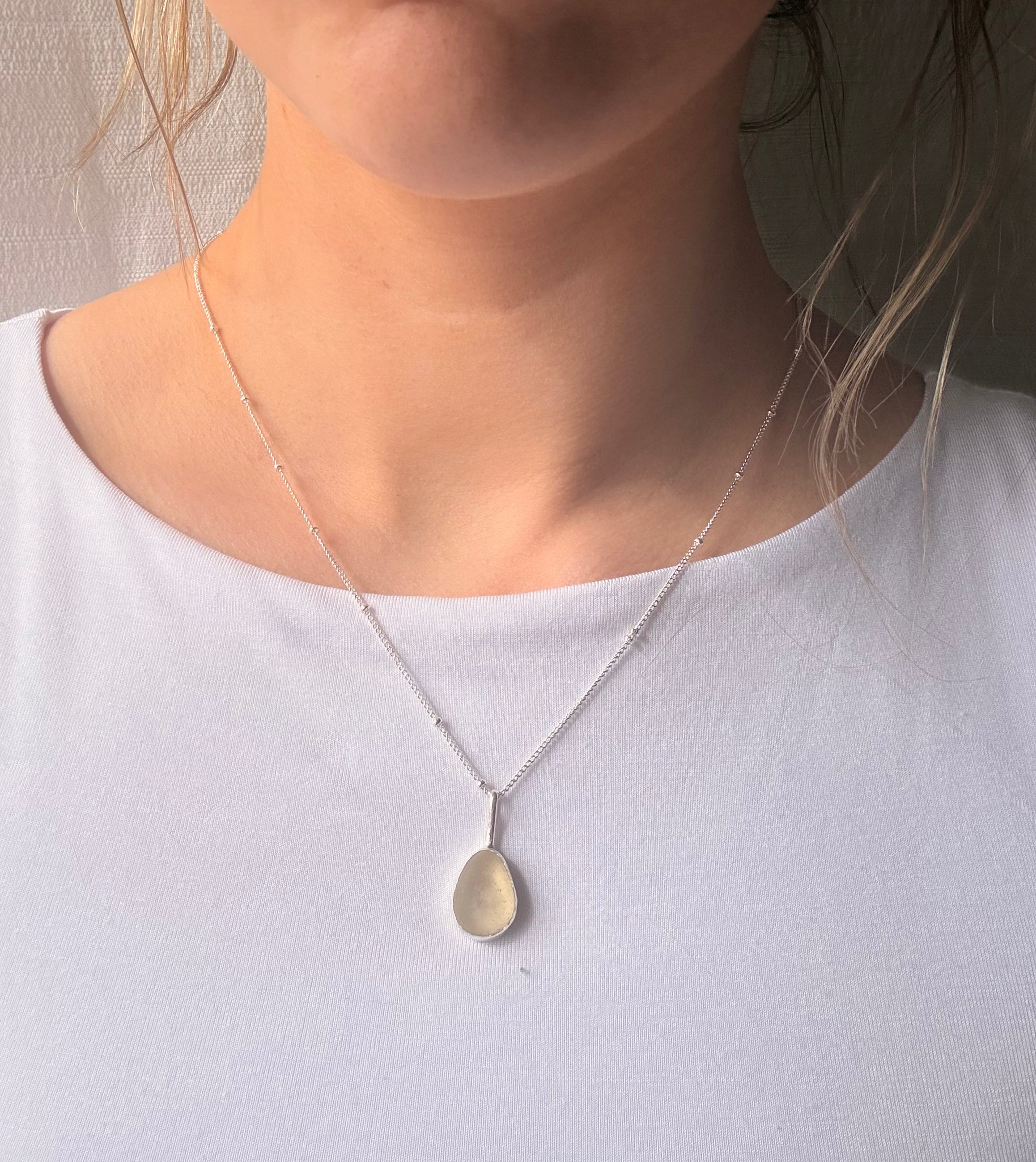 Everyday Ak Seaglass Necklace